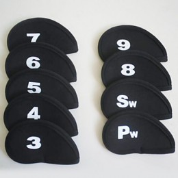 Set of 9 Golf Iron Covers For Golf Wateproof PU Leather / Neoprene - 9 pcs